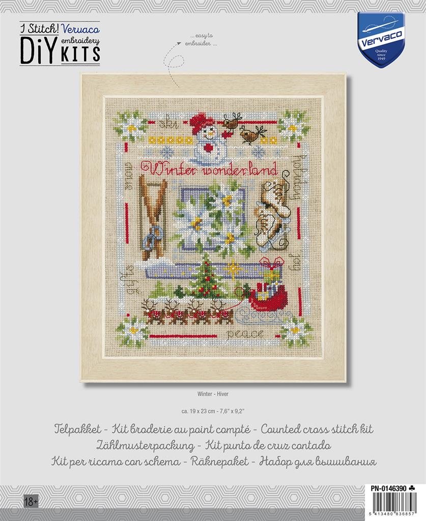 Broderipakning - Billede - Vinter