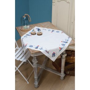 Broderipakning - Dug - Maritimt design