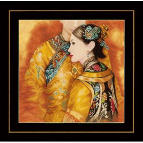 Broderipakning - vgbillede - Orientalsk par