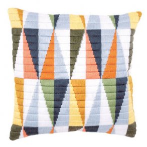 Stramaj langsting - Pude med Triangler