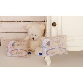 Broderipakning - Ophng med baby sover eller er vgen II