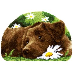 Rya - knyttet gulvtppe - Labrador