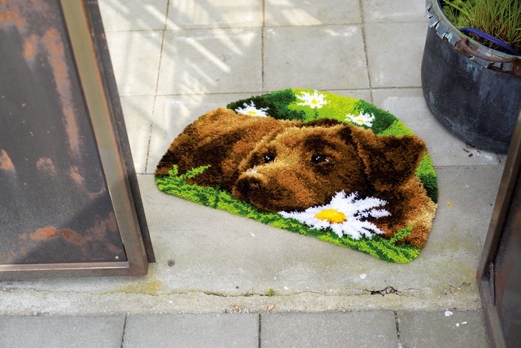 Rya - knyttet gulvtppe - Labrador