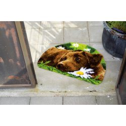 Rya - knyttet gulvtppe - Labrador