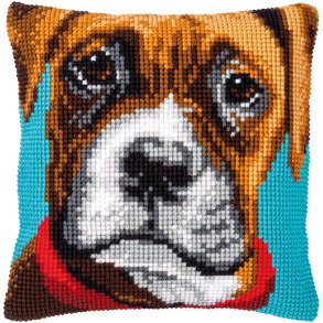 Broderipakning - stramaj pude - Boxer