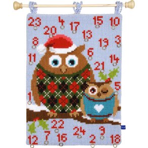 Broderipakning - Adventkalender - Juleugler