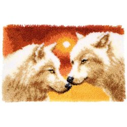 Broderipakning - Rya - Ulve i fuldmne