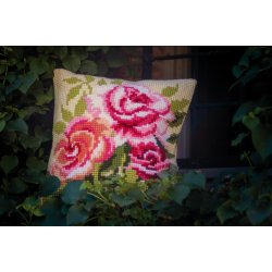 Stramaj - Pude med lyserde roser