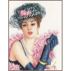 Broderipakning - Billede - Elegant lady