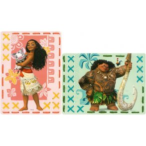 Broderipakning - kort 2 stk. - Disney Moana