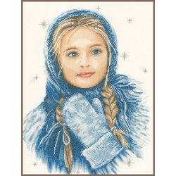 Broderipakning - vgbillede - Vinter pige