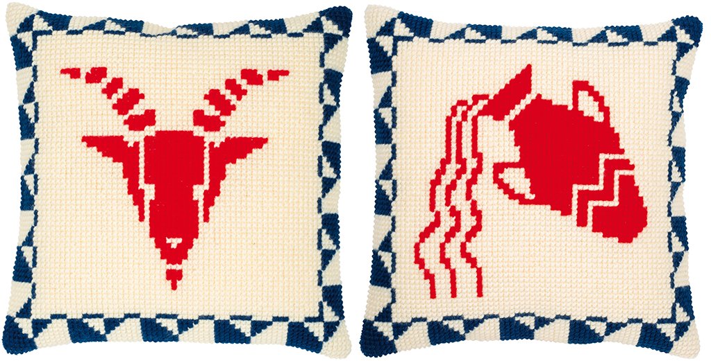 Broderipakning - Stjernetegn - 12 forskellige