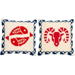 Broderipakning - Stjernetegn - 12 forskellige