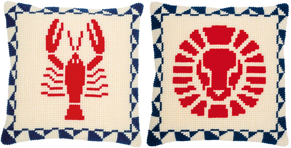 Broderipakning - Stjernetegn - 12 forskellige