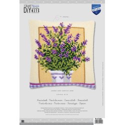 Broderipakning - Lavendel i krukke