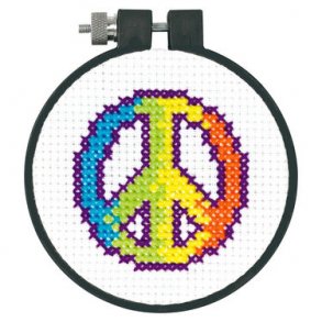 Broderipakning - Emoji Rainbow Peace