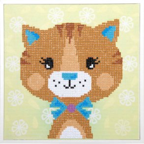 Diamond Painting kit - Lille kat