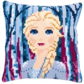 Broderipakning - stramaj pude - Disney Frost II - Elsa