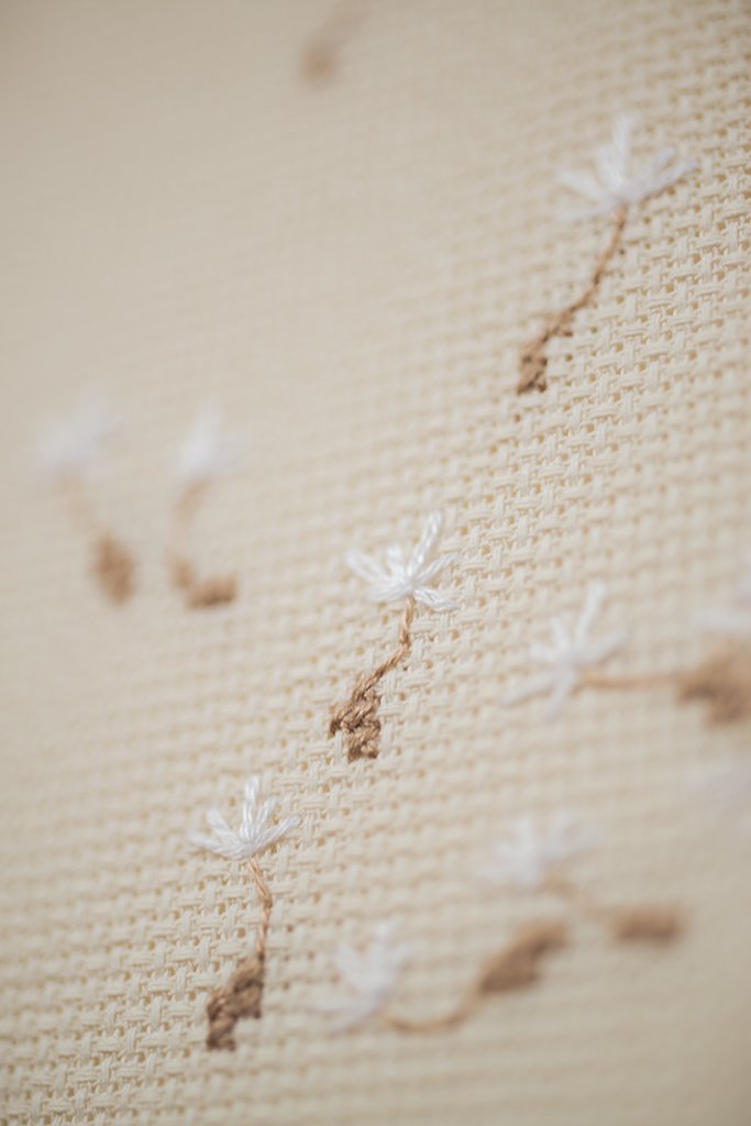 Broderipakning - Pige i valmue mark - Tidl. Secret Stitch Along 2019/2