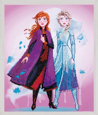 Diamond Painting kit - Disney Frost II - Elsa og Anna