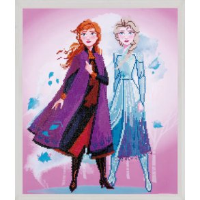Diamond Painting kit - Disney Frost II - Elsa og Anna