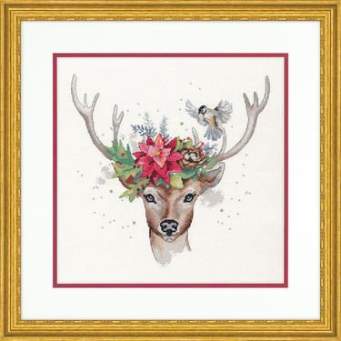 Broderipakning - Billede - Skovhjort