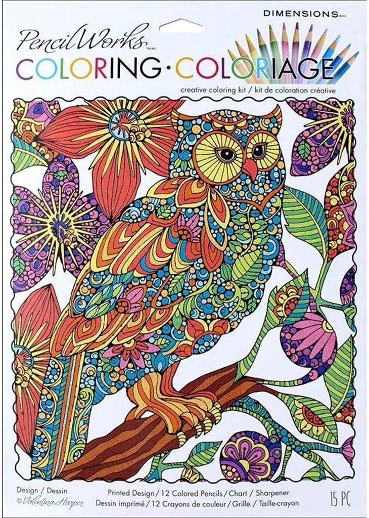 Farveblyant kit - Farvestr�lende Ugle