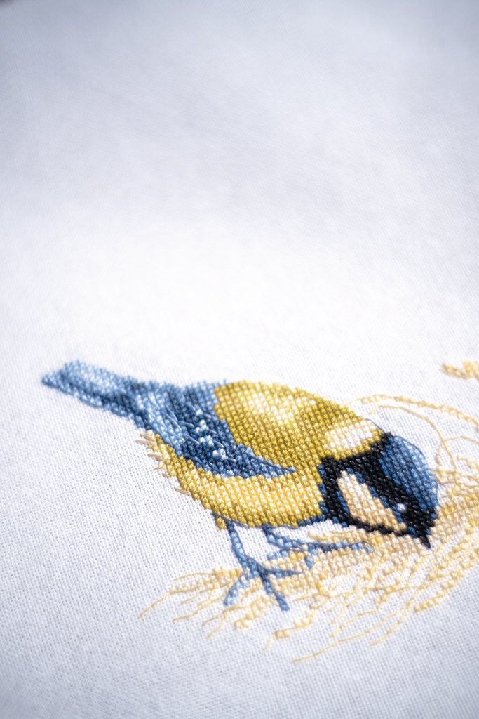 Broderipakning - Billede - Lille Blmejse