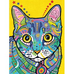 Farveblyant kit - Farvestrlende kat