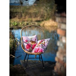 Broderipakning - stramaj pude - Sm fugle p Magnolia