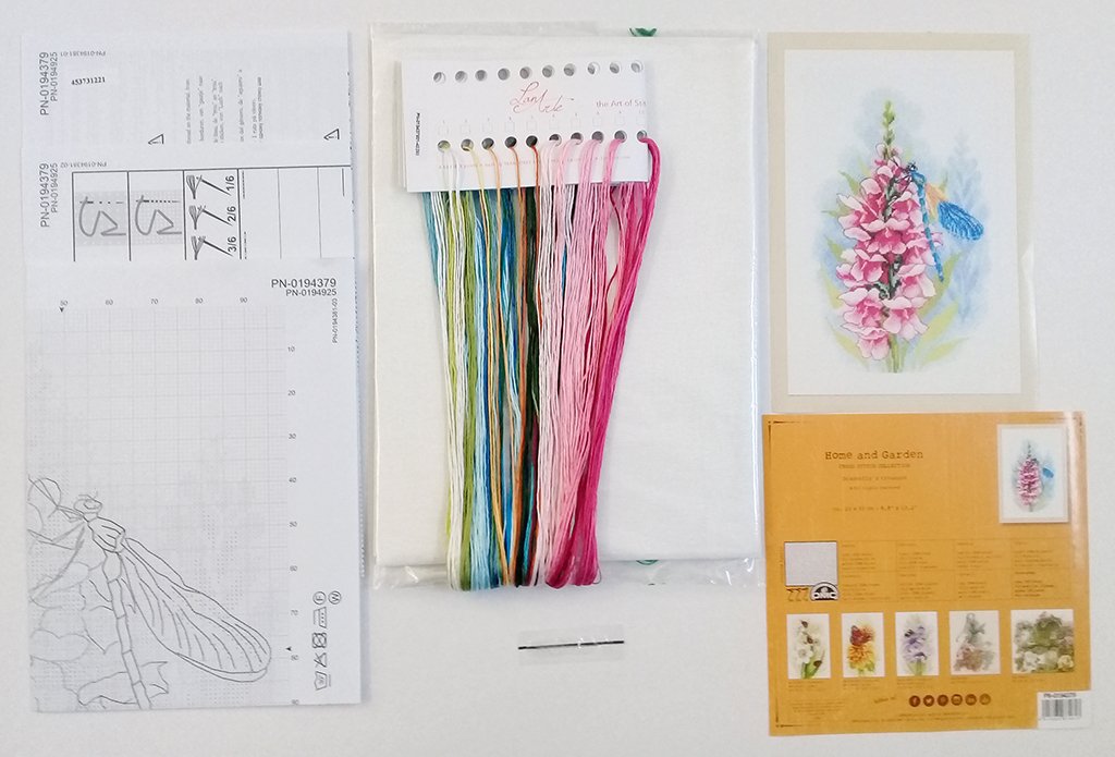 Broderipakning - Billede - Mariehner