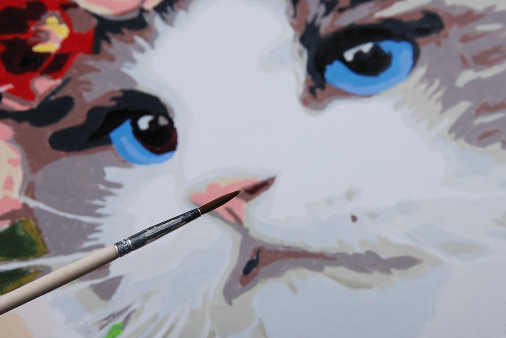 Broderipakning - Ragdoll med blomsterkrans - Tidl. Secret Stitch Along 2021/1