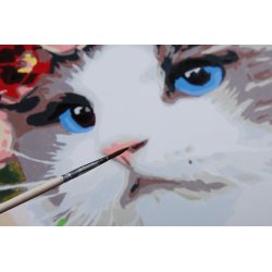 Broderipakning - Ragdoll med blomsterkrans - Tidl. Secret Stitch Along 2021/1