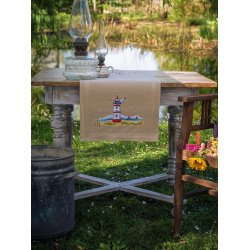 Broderi pakning - bordlber / ptegnet - Fyrtrn