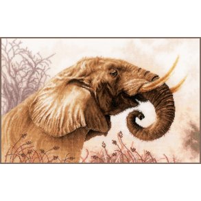 Broderipakning - Billede - Elefant kald