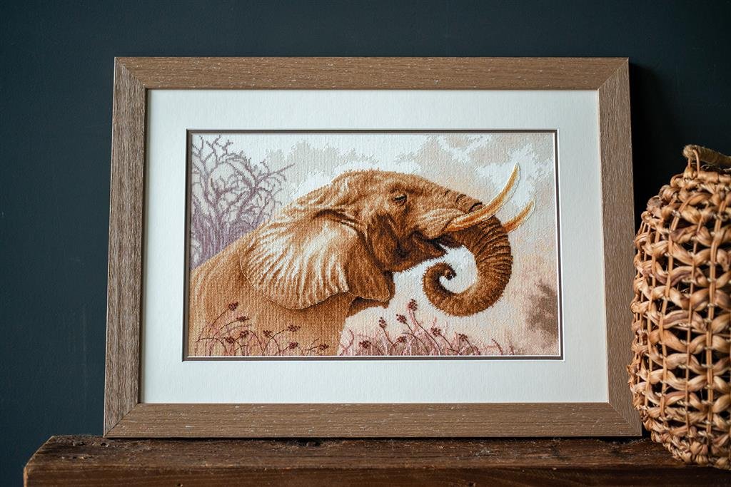 Broderipakning - Billede - Elefant kald