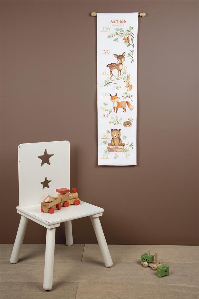 Broderipakning - hjdemler - Skovens dyr