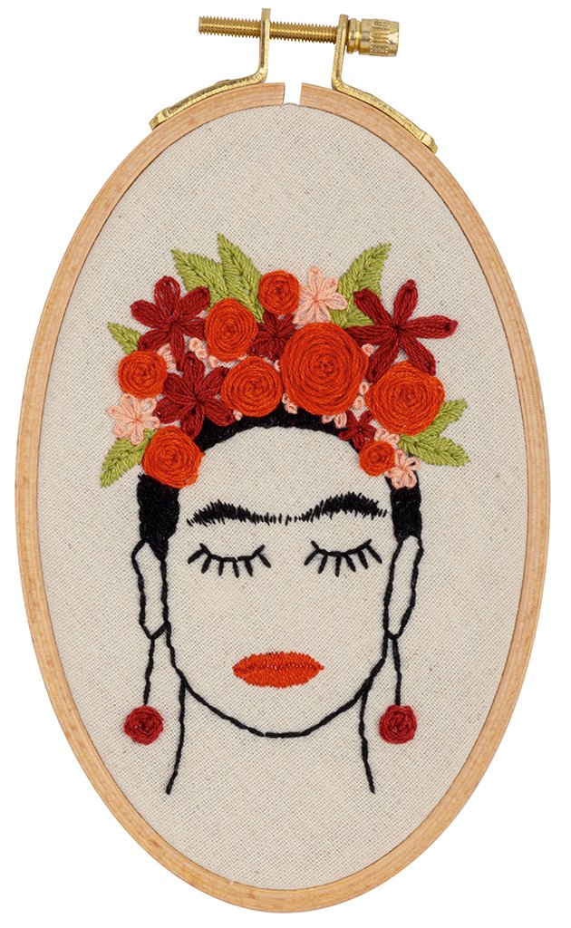 Broderi pakning - inkl. syramme -Frida Kahlo