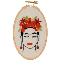 Broderi pakning - inkl. syramme -Frida Kahlo