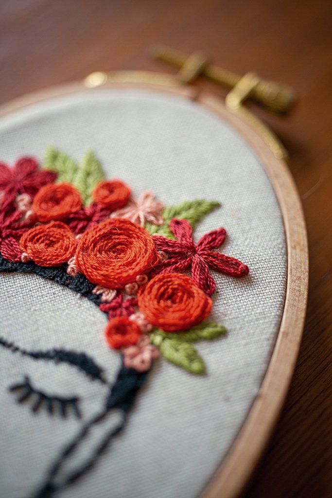 Broderi pakning - inkl. syramme -Frida Kahlo