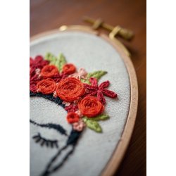 Broderi pakning - inkl. syramme -Frida Kahlo