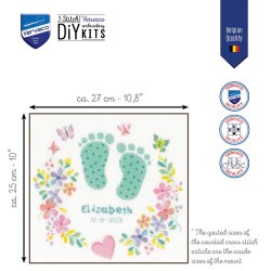 Broderipakning - dbsminde - Babyfdder med sommerfugle