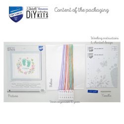 Broderipakning - dbsminde - Babyfdder med sommerfugle