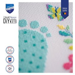 Broderipakning - dbsminde - Babyfdder med sommerfugle