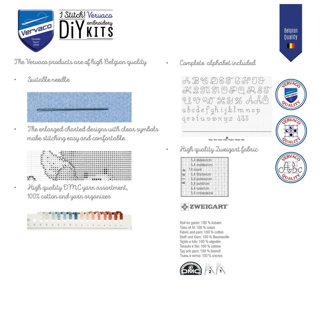 Broderipakning - dbsminde - Babyfdder med sommerfugle