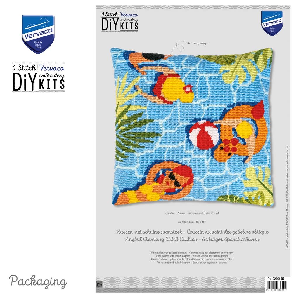 Broderipakning - Pude - Sommer I