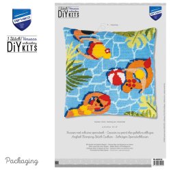 Broderipakning - Pude - Sommer I