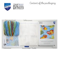 Broderipakning - Pude - Sommer I