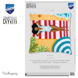 Broderipakning - Pude - Sommer II