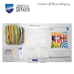 Broderipakning - Pude - Sommer II